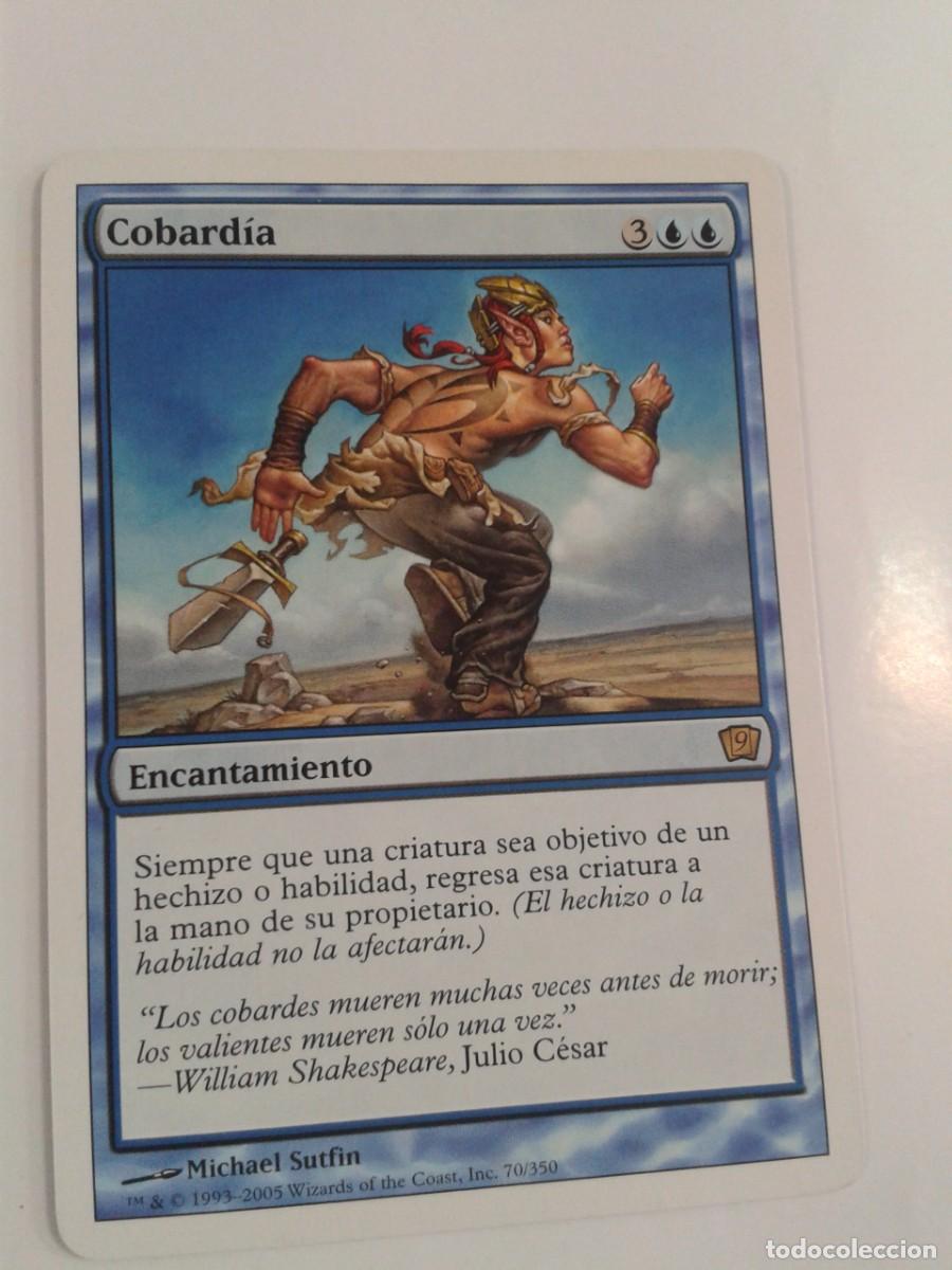 Juegos antiguos: Cobard&iacute;a THE GATHERING. MTG. - Foto 1