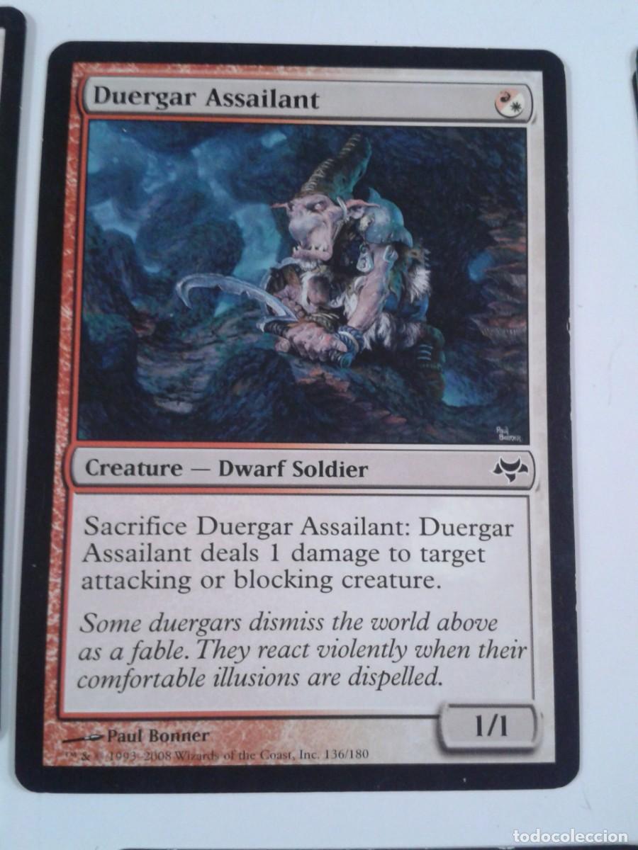 Juegos antiguos: Asaltante du&eacute;rgar. Magic the Gatering - Foto 1