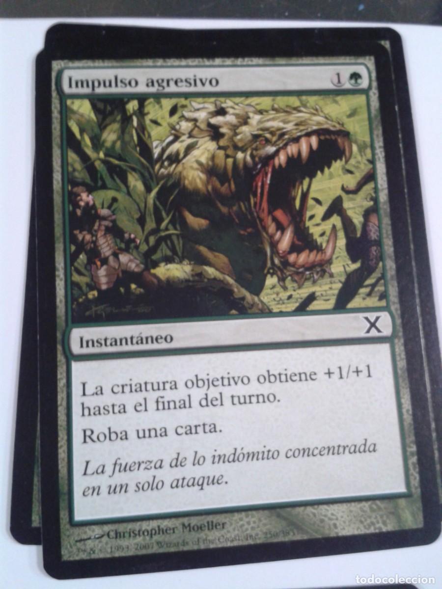 Juegos antiguos: Impulso agresivo. Magic the Gatering - Foto 1