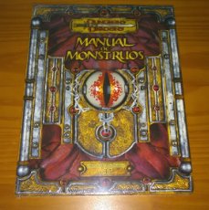Juegos Antiguos: MANUAL DE MONSTRUOS LIBRO DE REGLAS BÁSICO III 3.5 DUNGEONS & AND DRAGONS JUEGO ROL DEVIR PRECINTADO