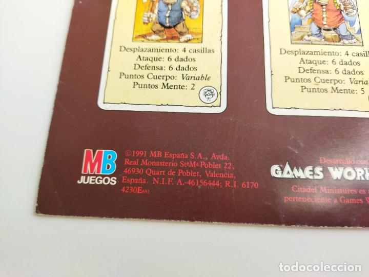 heroquest mb games workshop 1989 1990 juego de - Buy Role-playing games on  todocoleccion