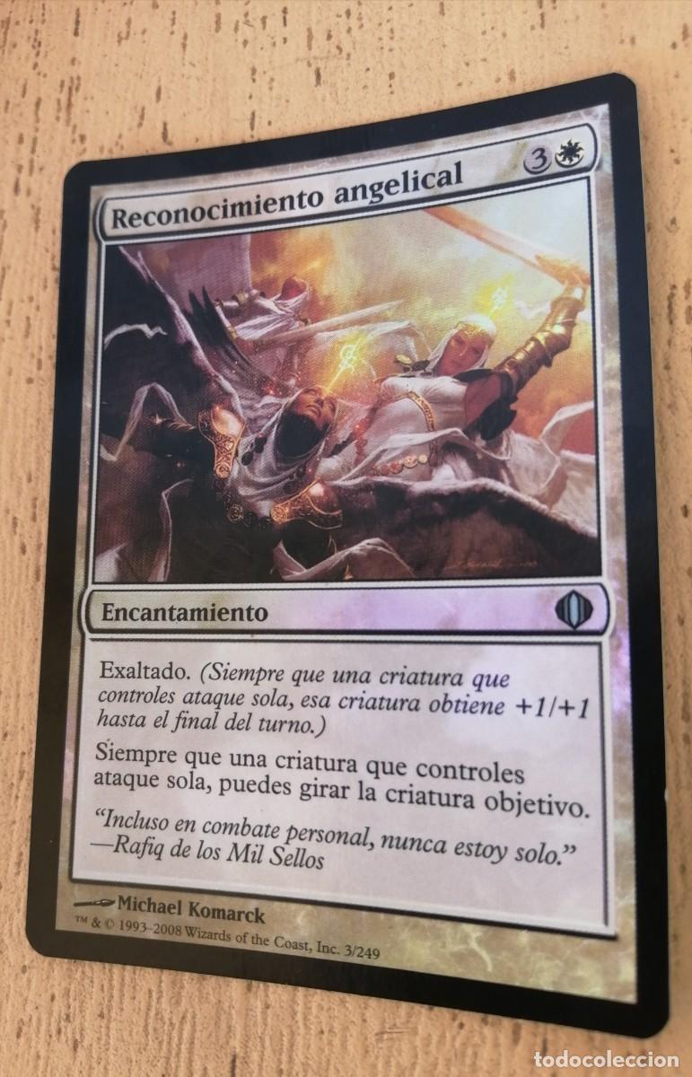 Juegos antiguos: Reconocimiento angelical, Encantamiento, Magic the Gathering Deckmaster - Foto 4