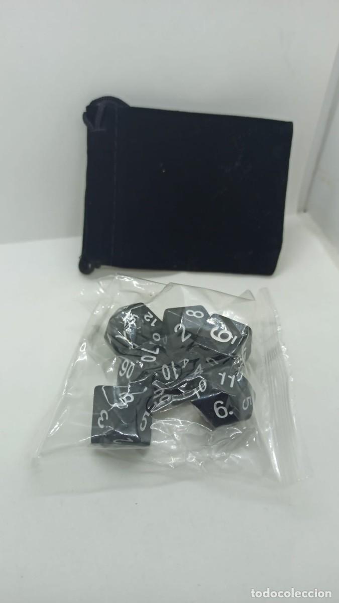 Juegos antiguos: Dados para rol negro - Foto 1