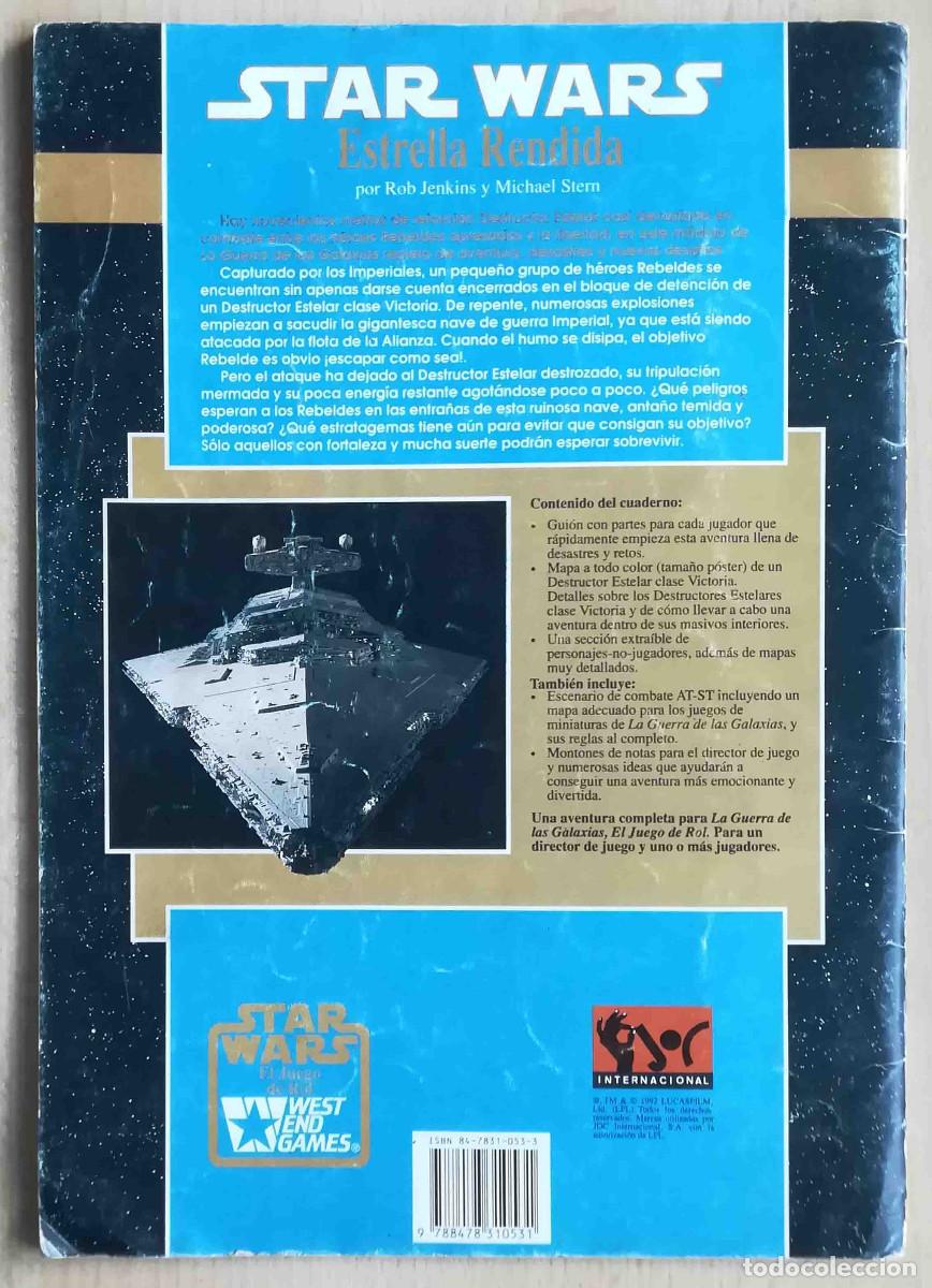 Juegos antiguos: Star Wars - Estrella Rendida - Con escenario Combate AT-ST - Foto 5