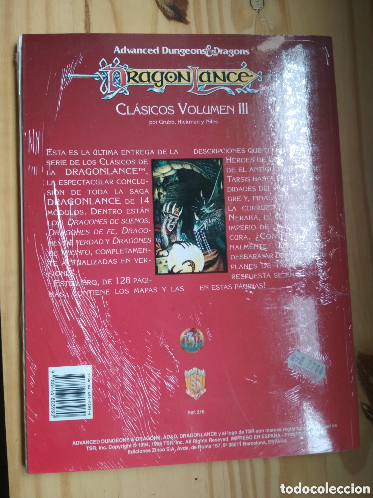 Juegos antiguos: Precintado. Cl&aacute;sicos de la Dragonlance III Dungeons dragons - Foto 2