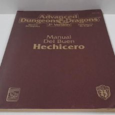 Juegos Antiguos: ADVANCED DUNGEONS & DRAGONS . MANUAL DEL BUEN HECHICERO . 2ª EDICIÓN REF 114 . AÑOS 90