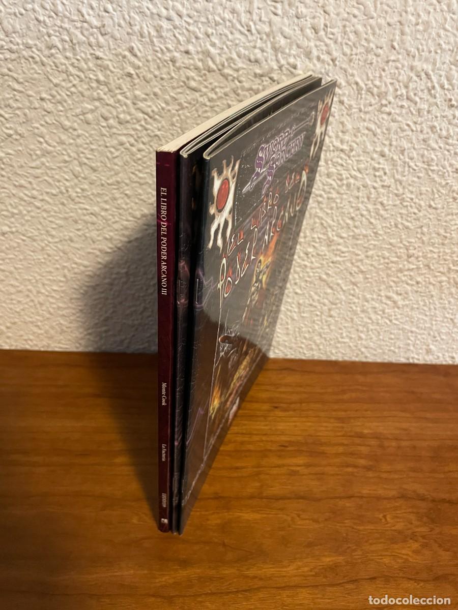 Juegos antiguos: Dungeons and Dragons Sword Sorcery - El libro del Poder Arcano 1-2-3 - D&D - Juego de ROL - Foto 2