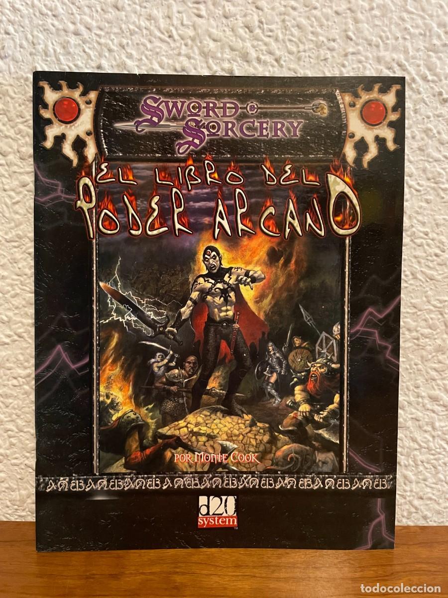 Juegos antiguos: Dungeons and Dragons Sword Sorcery - El libro del Poder Arcano 1-2-3 - D&D - Juego de ROL - Foto 3