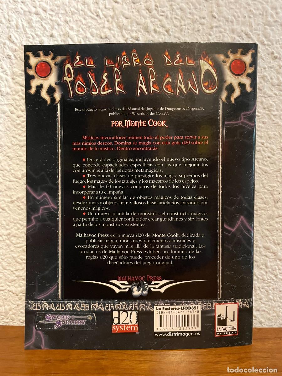Juegos antiguos: Dungeons and Dragons Sword Sorcery - El libro del Poder Arcano 1-2-3 - D&D - Juego de ROL - Foto 4