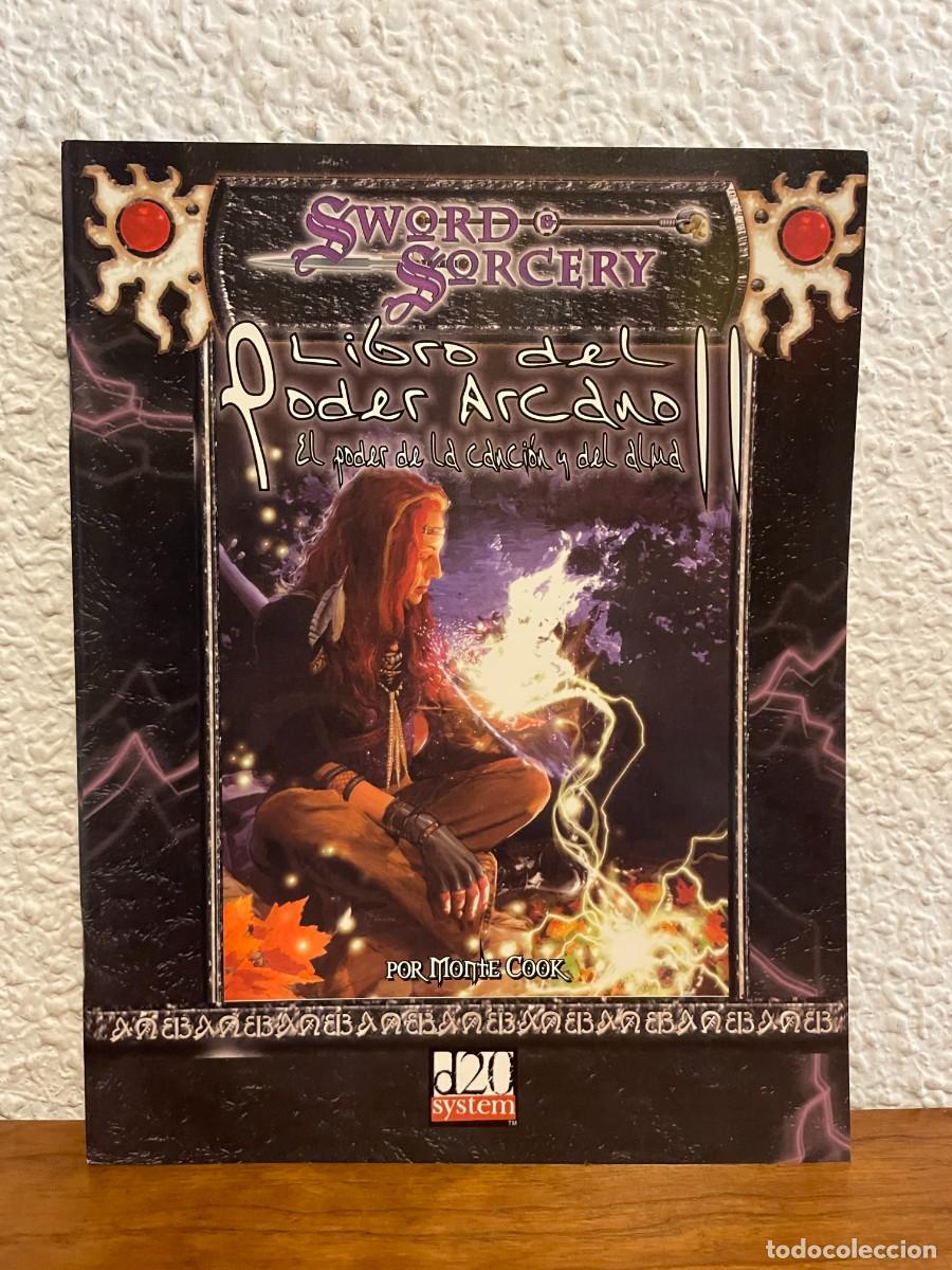 Juegos antiguos: Dungeons and Dragons Sword Sorcery - El libro del Poder Arcano 1-2-3 - D&D - Juego de ROL - Foto 5