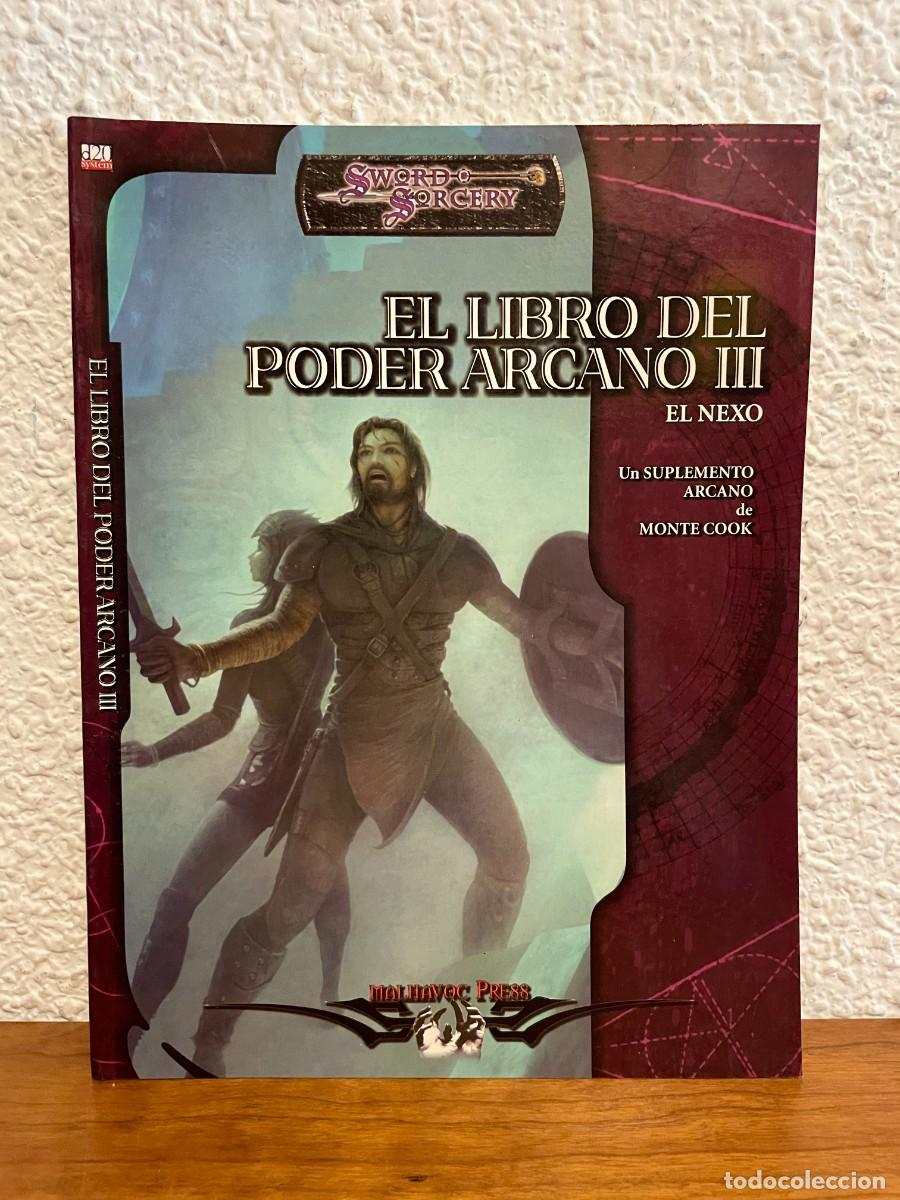 Juegos antiguos: Dungeons and Dragons Sword Sorcery - El libro del Poder Arcano 1-2-3 - D&D - Juego de ROL - Foto 7