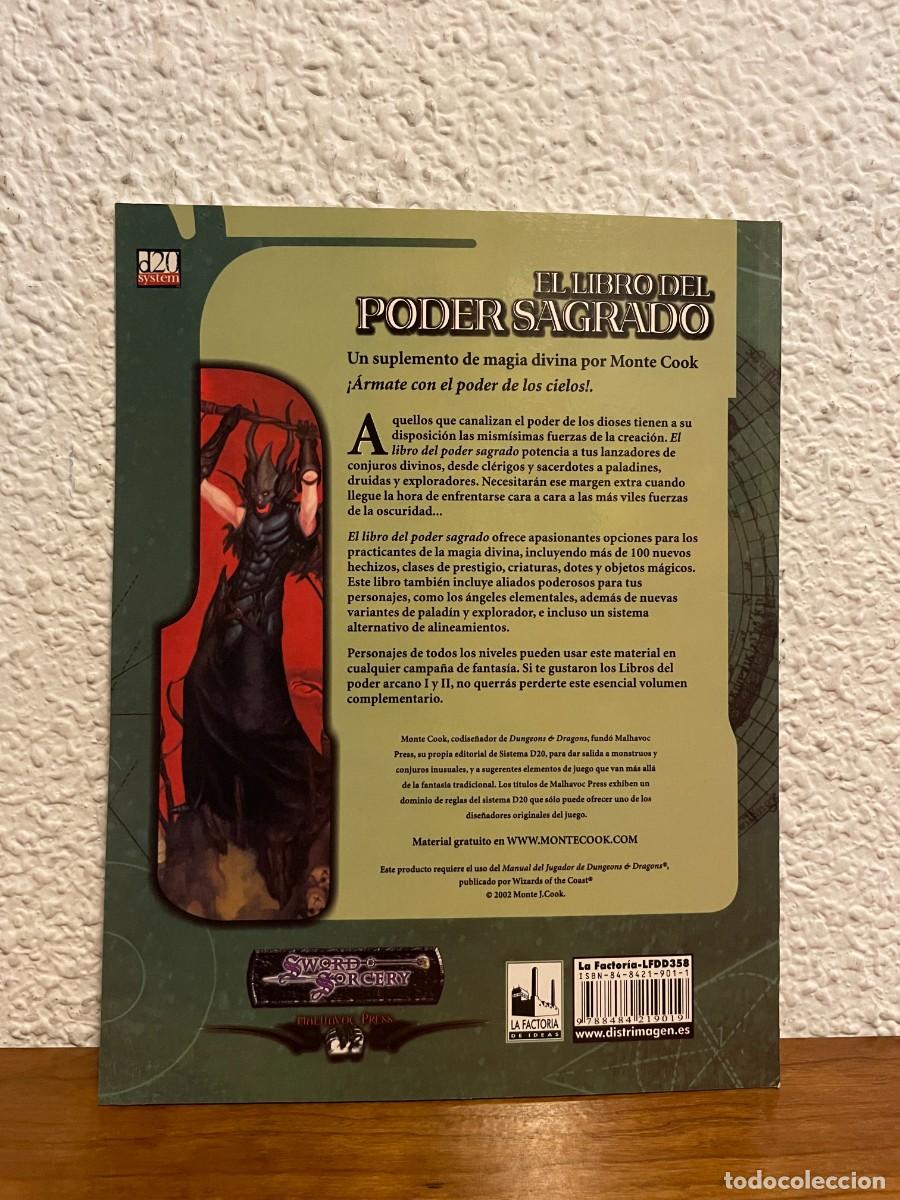 Juegos antiguos: Dungeons and Dragons Sword Sorcery - El libro del Poder Sagrado - D&D - Juego de ROL - Foto 2