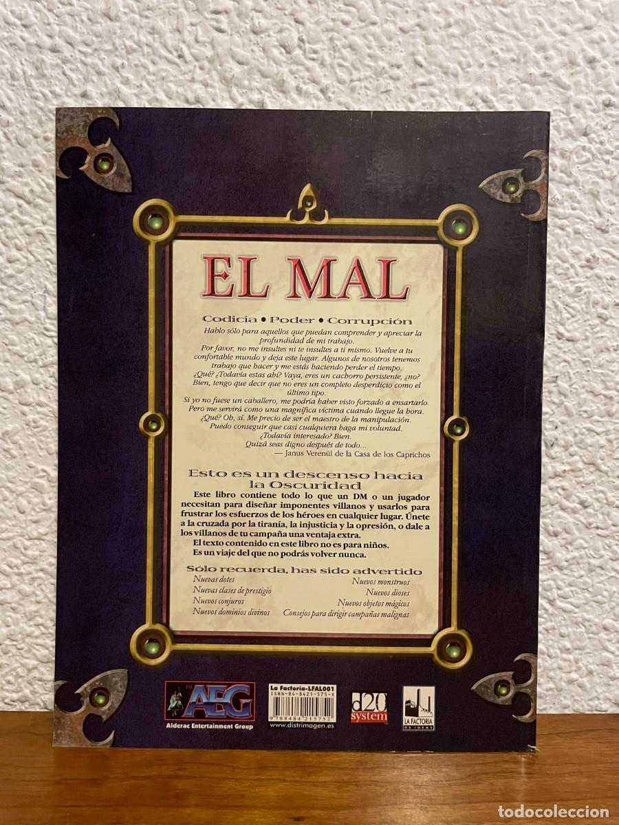 Juegos antiguos: Dungeons and Dragons - El mal- D&D - Juego de ROL - Foto 2