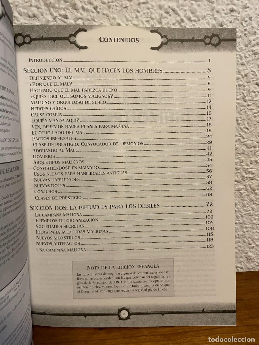 Juegos antiguos: Dungeons and Dragons - El mal- D&D - Juego de ROL - Foto 5