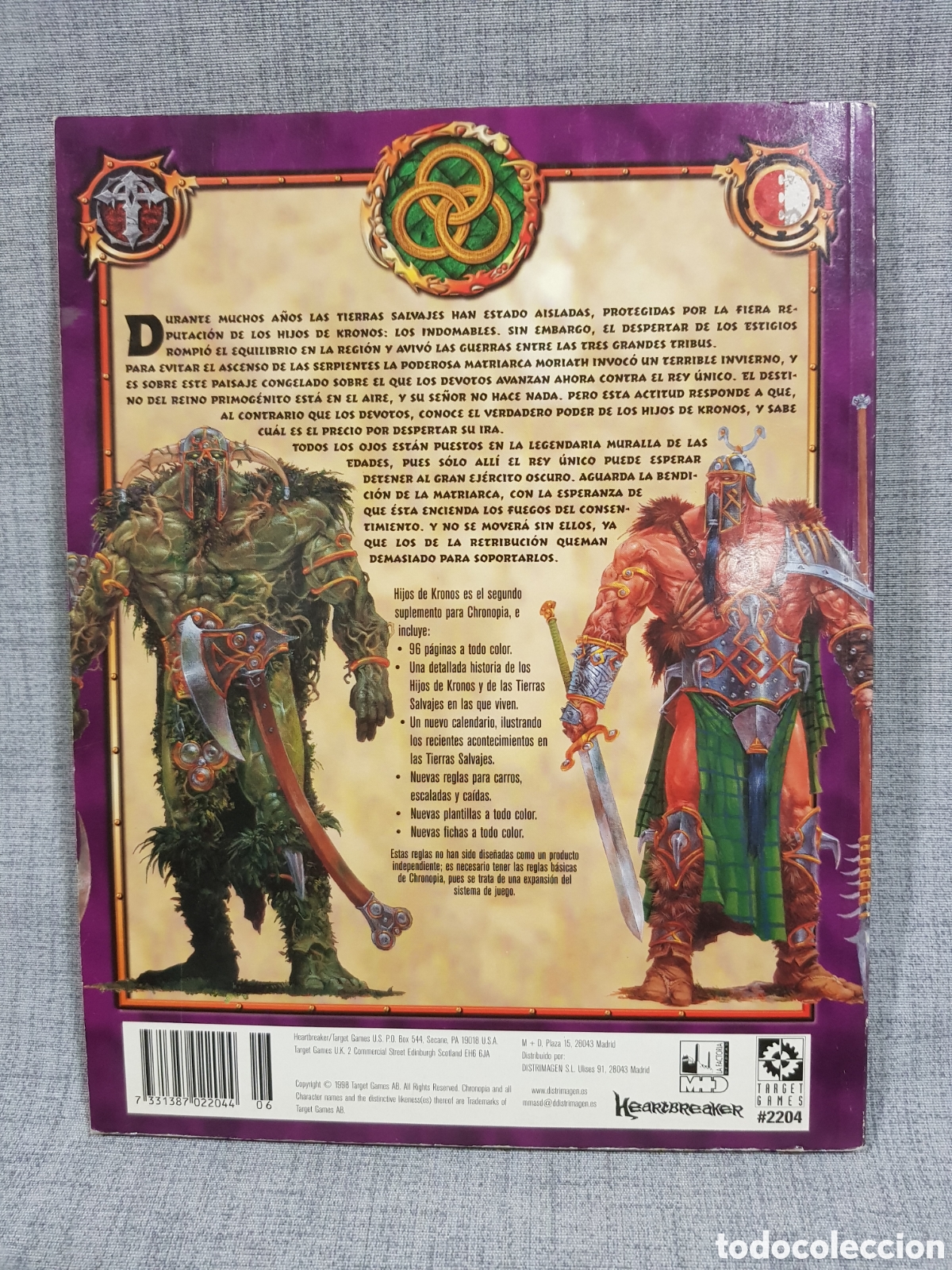 Juegos antiguos: CHRONOPIA. HIJOS DE KRONOS. EXPANSI&Oacute;N. TARGET GAMES. A&Ntilde;O 1998 - Foto 2