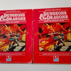 Juegos Antiguos: DUNGEONS & DRAGONS. MANUAL DEL JUGADOR. MANUAL DEL DUNGEON MASTER. ROLE PLAYING GAME.