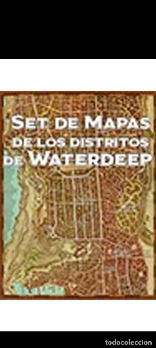 Juegos antiguos: DUNGEONS DRAGONS MAPA VINILO Waterdeep Dragon NUEVO - Foto 2