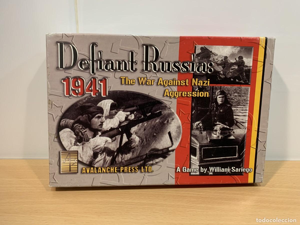 Juegos antiguos: JUEGO DE MESA WARGAME 2&ordf; GUERRA MUNDIAL - DEFIANT RUSSIA 1941: BARBARROJA. AVALANCHE PRESS, 2003