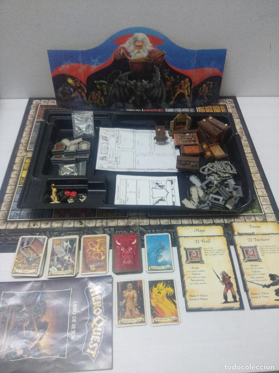 Juegos antiguos: HERO QUEST/MB JUEGOS/INCOMPLETO. - Foto 1