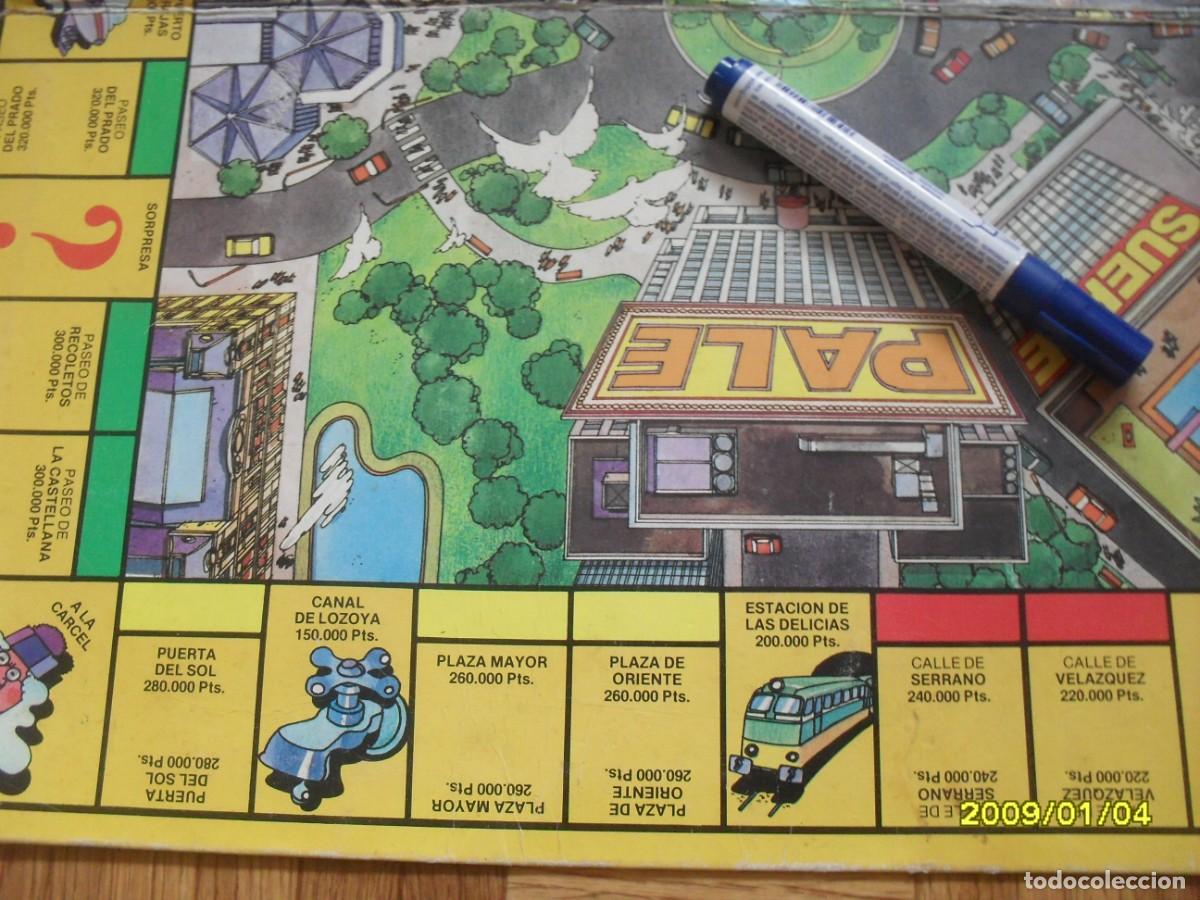 Juegos antiguos: tablero de juego de mesa EL PAL&Eacute; - Foto 3