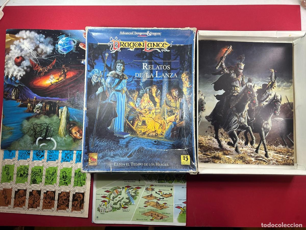 Juegos antiguos: DRAGONLANCE RELATOS DE LA LANZA ADVANCED DUNGEONS & DRAGONS 2&ordf; VERSION DE ZINCO - Foto 2