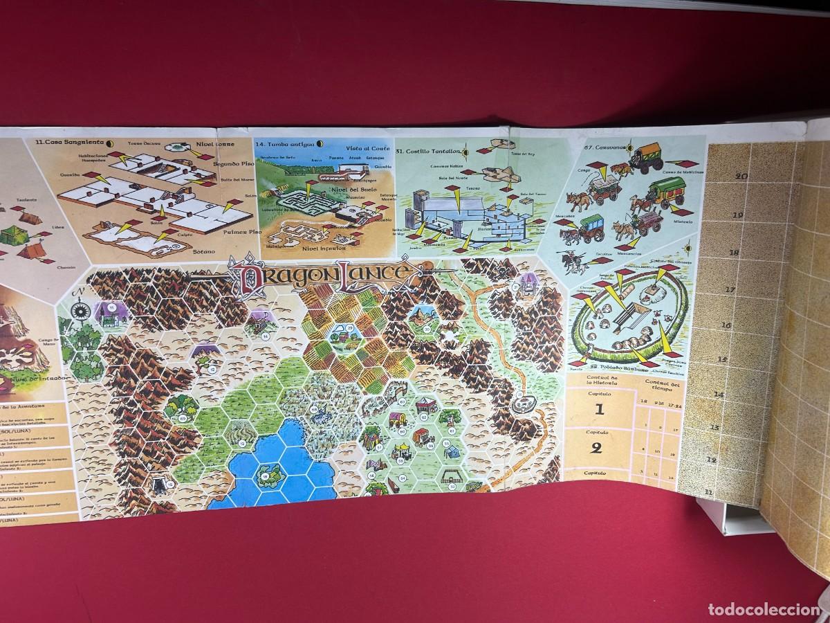 Juegos antiguos: DRAGONLANCE RELATOS DE LA LANZA ADVANCED DUNGEONS & DRAGONS 2&ordf; VERSION DE ZINCO - Foto 7
