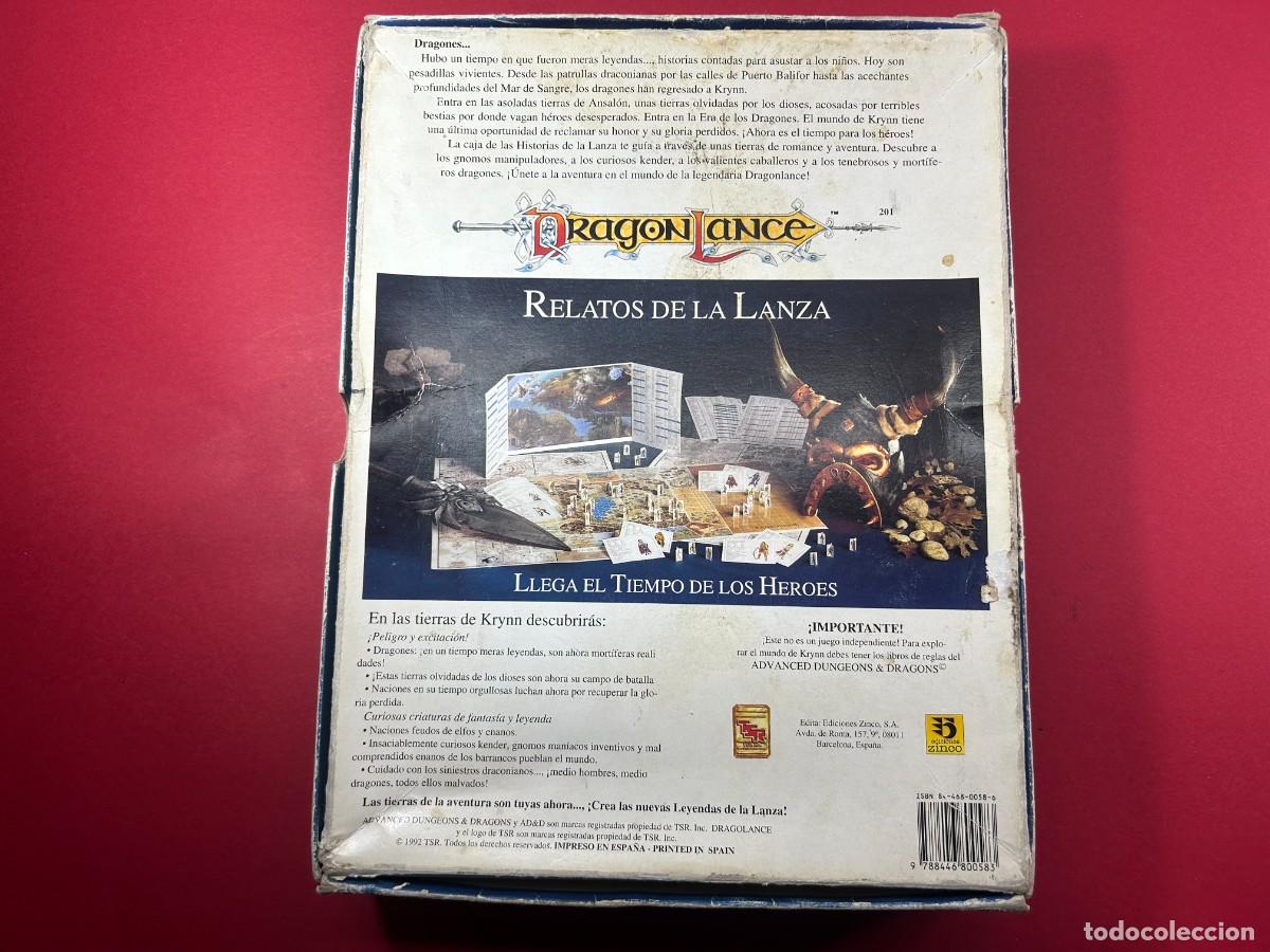 Juegos antiguos: DRAGONLANCE RELATOS DE LA LANZA ADVANCED DUNGEONS & DRAGONS 2&ordf; VERSION DE ZINCO - Foto 11