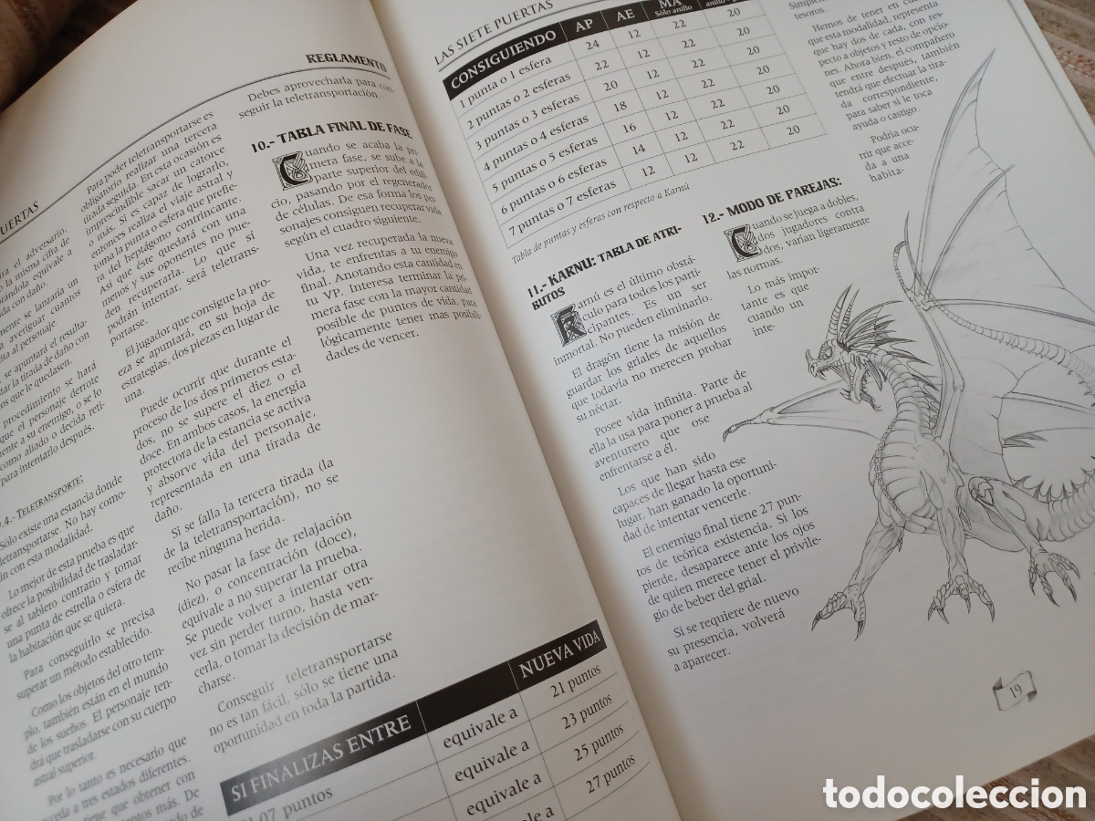 Juegos antiguos: LAS 7 PUERTAS (libro de juego) - Foto 8