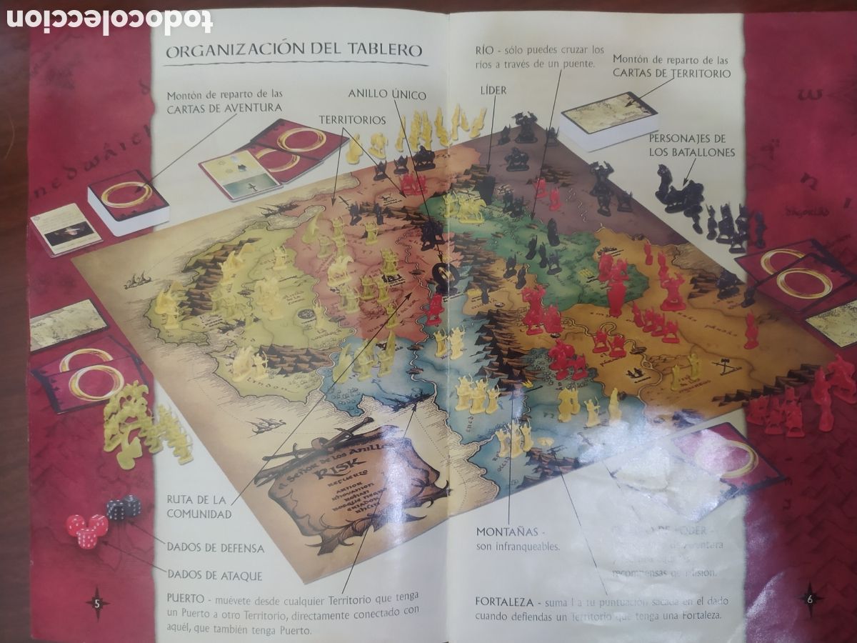 Juegos antiguos: El se&ntilde;or de los anillos Risk - Foto 11