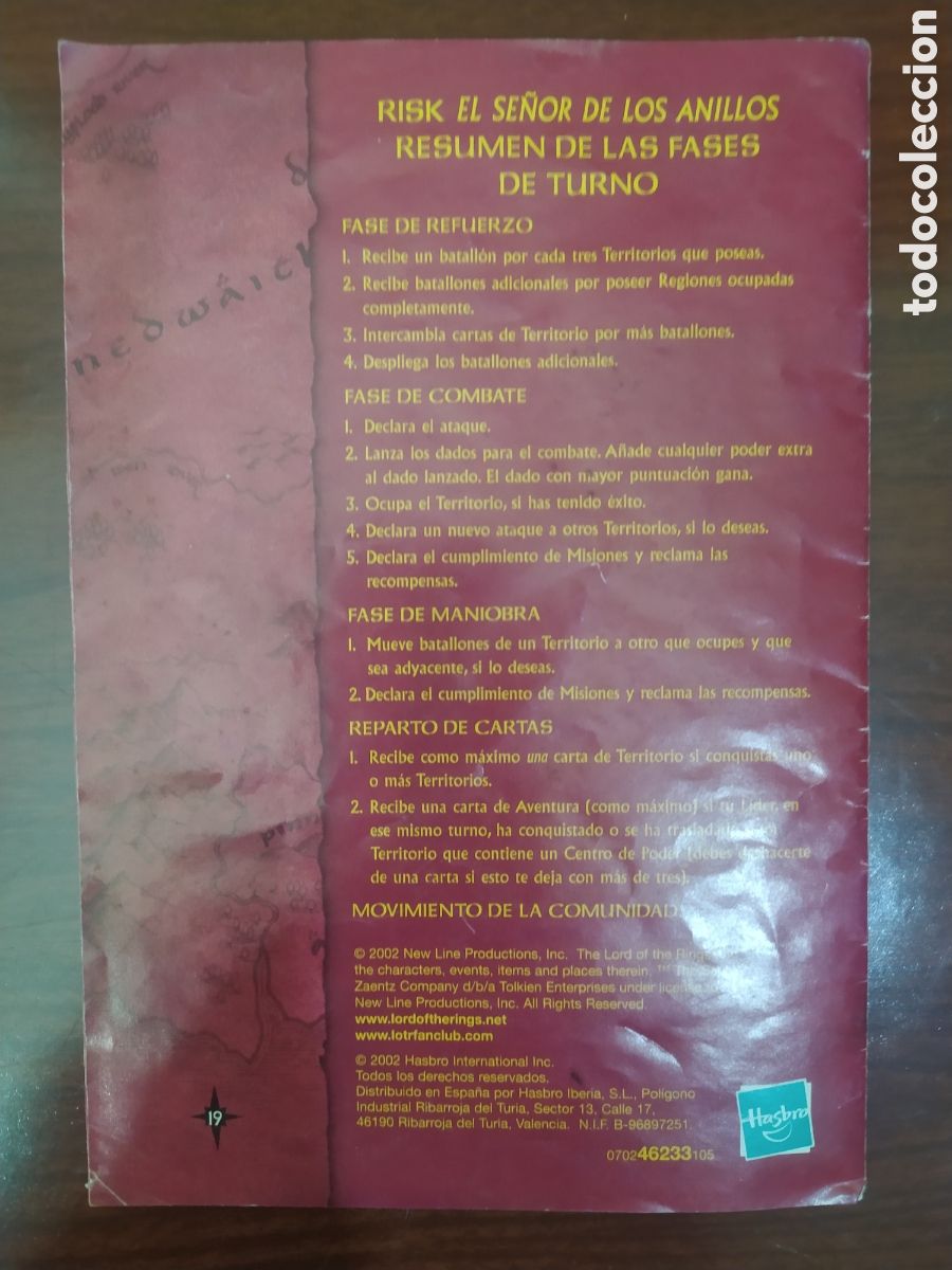 Juegos antiguos: El se&ntilde;or de los anillos Risk - Foto 17