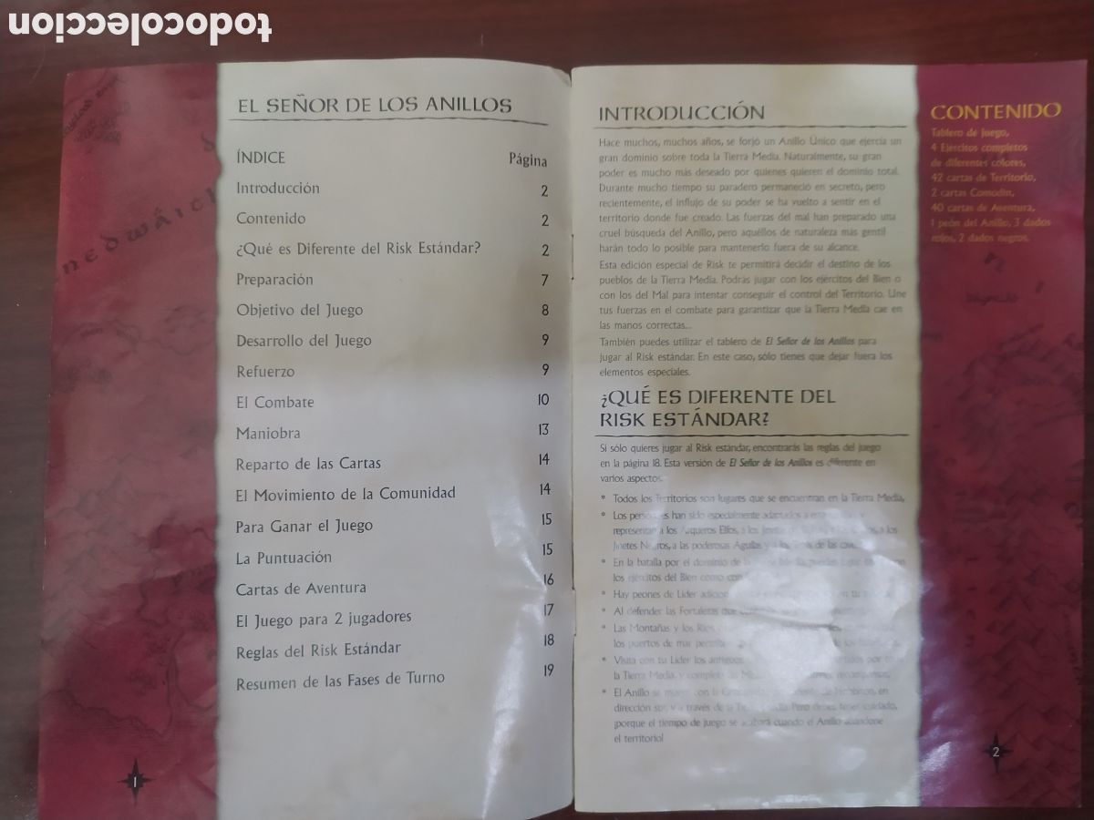 Juegos antiguos: El se&ntilde;or de los anillos Risk - Foto 18