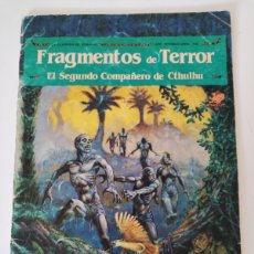 Juegos Antiguos: FRAGMENTOS DE TERROR - LLAMADA DE CTHULHU - JUEGO DE ROL