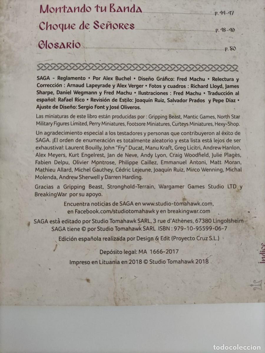 Juegos antiguos: SAGA Reglamento 2017 Studio Tomahawk Desings & Edits - Foto 2