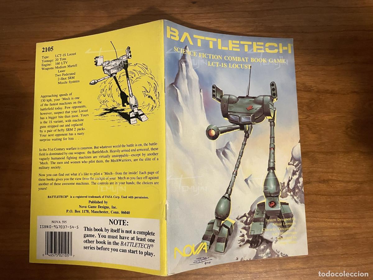 Juegos antiguos: Battletech Nova - Locust LCT-1S - Juego de Rol - Foto 4