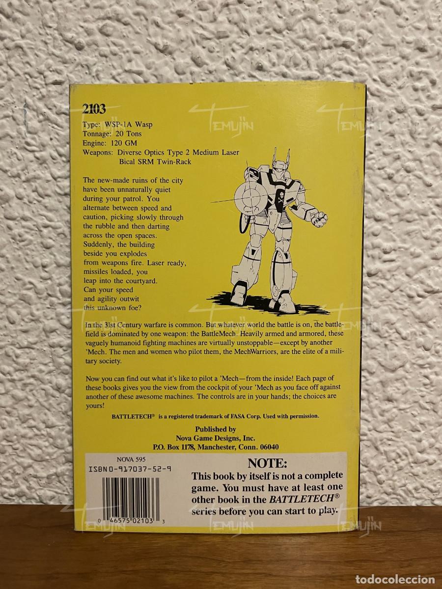 Juegos antiguos: Battletech Nova - Wasp WSP-1A - Juego de Rol - Foto 3