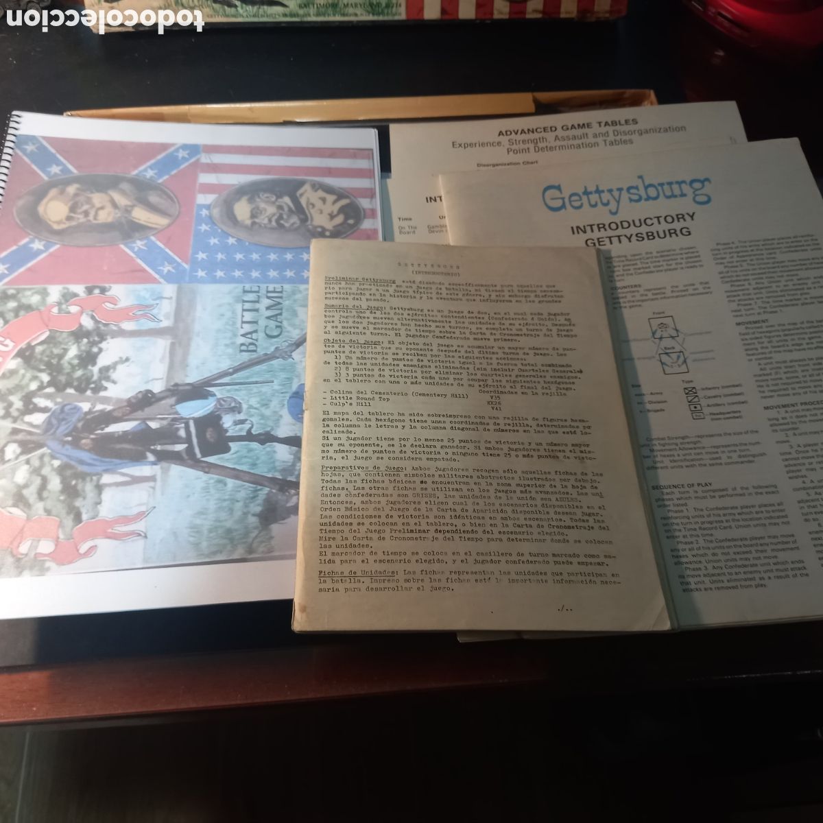 Juegos antiguos: Wargame Gettysburg Avalon hill - Foto 5