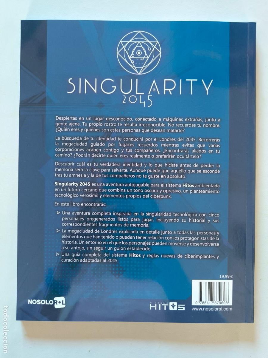 Juegos antiguos: SINGULARITY 2045 - DANIEL HIDALGO - NOSOLOROL (J2*) - Foto 2