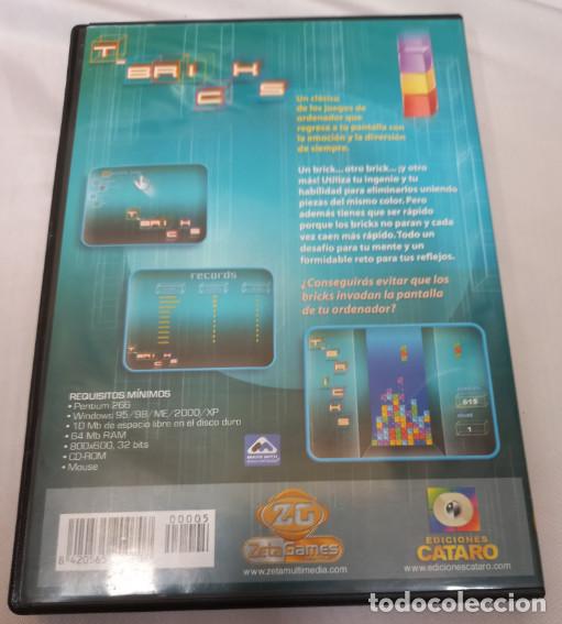 Juegos antiguos: JUEGO PC CD ROM, T BRICKS, TETRIS EDICIONES CATARO, ARCADE - Foto 2