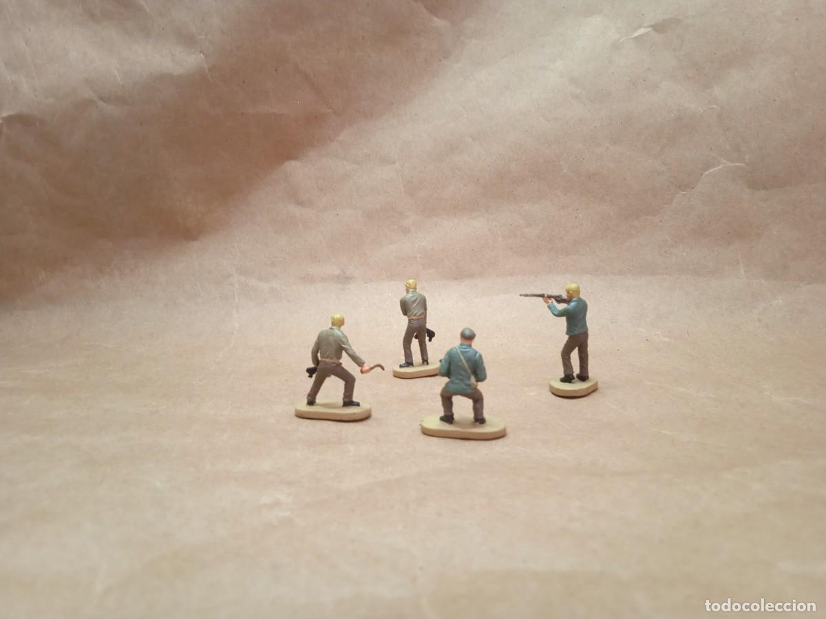 Juegos antiguos: (WWII) PELOT&Oacute;N COMANDO, PARTISANOS , ESCALA 1/72, COMPONENTES C&Eacute;SAR - Foto 2