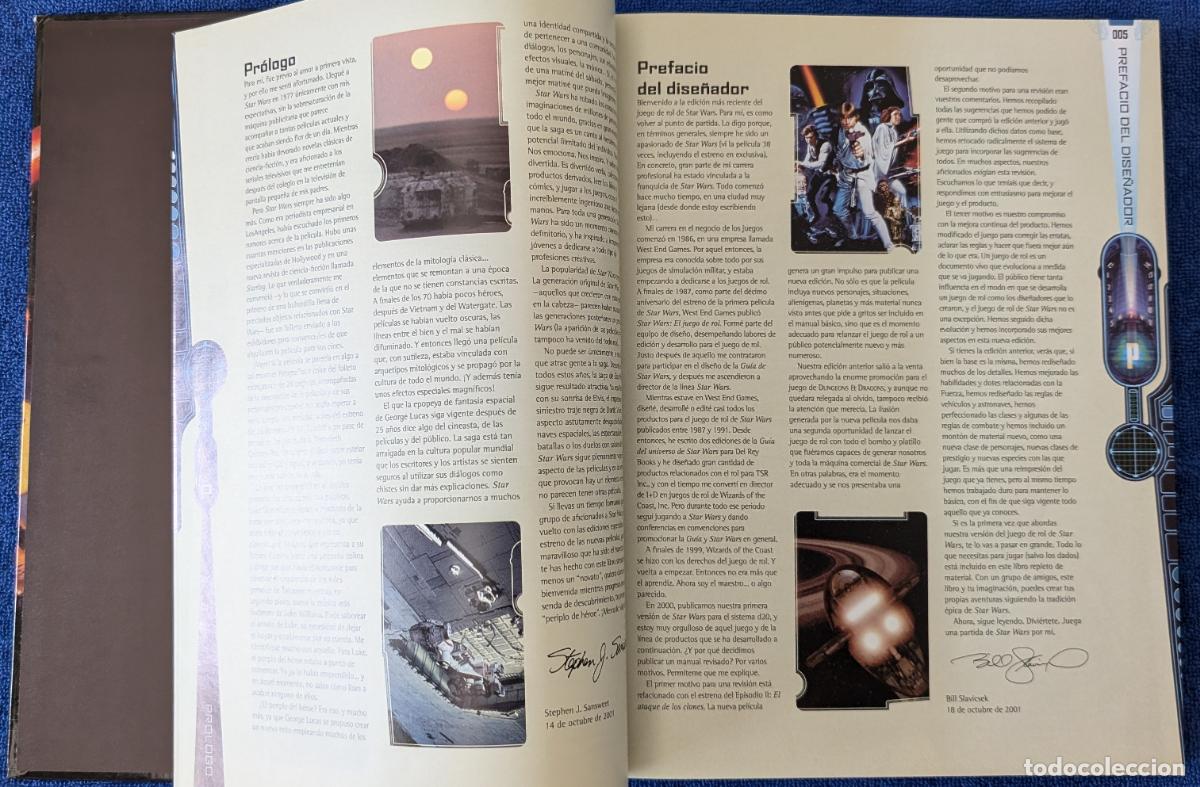 Juegos antiguos: Star Wars - El juego de Rol - Manual B&aacute;sico Revisado - Devir (2002) &iexcl;Impecable! - Foto 4