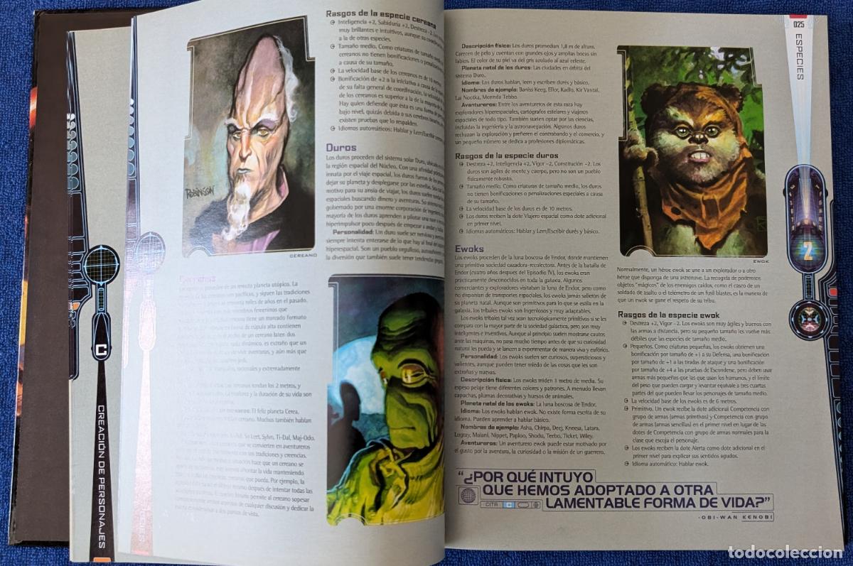 Juegos antiguos: Star Wars - El juego de Rol - Manual B&aacute;sico Revisado - Devir (2002) &iexcl;Impecable! - Foto 8