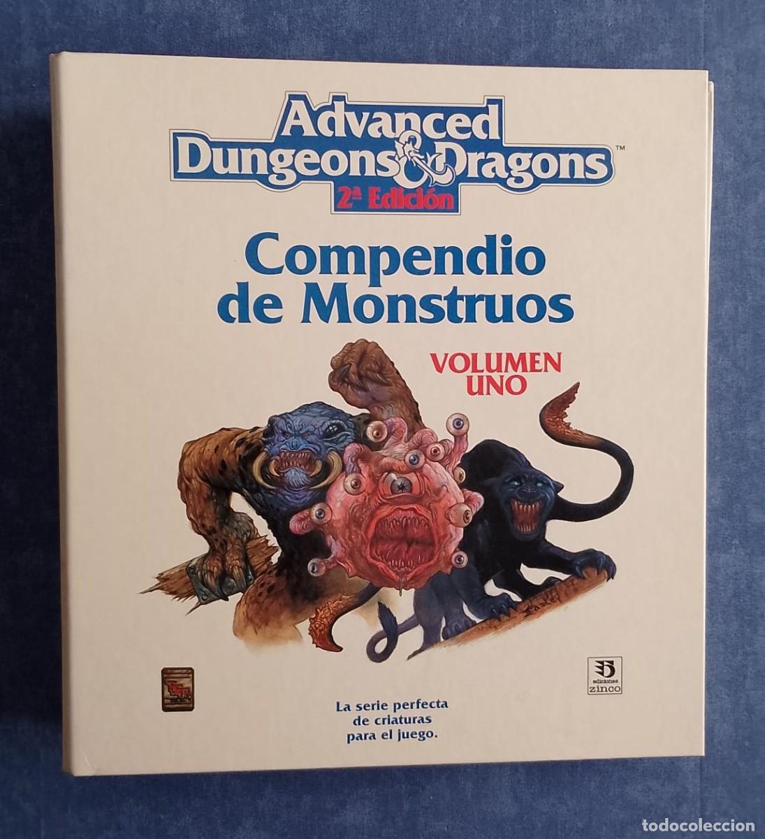 Juegos antiguos: ADVANCED DUNGEONS & DRAGONS COMPENDIO MONSTRUOS VOL.1 - Foto 1