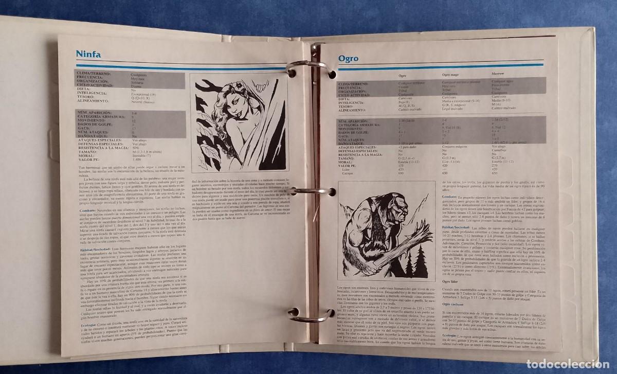 Juegos antiguos: ADVANCED DUNGEONS & DRAGONS COMPENDIO MONSTRUOS VOL.1 - Foto 4