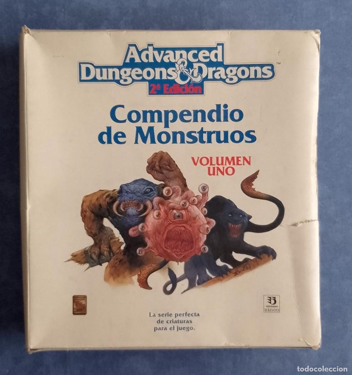 Juegos antiguos: ADVANCED DUNGEONS & DRAGONS COMPENDIO MONSTRUOS VOL.1 - Foto 5