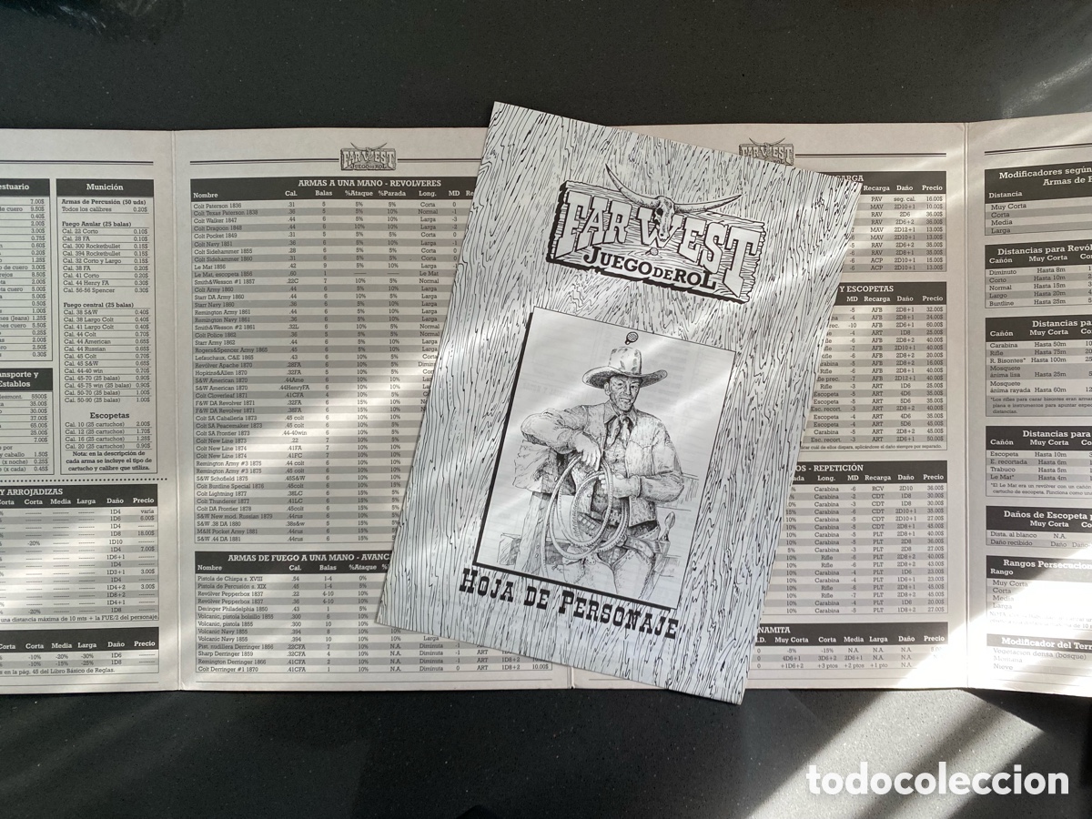 Juegos antiguos: Far West - Juego de Rol - Foto 4
