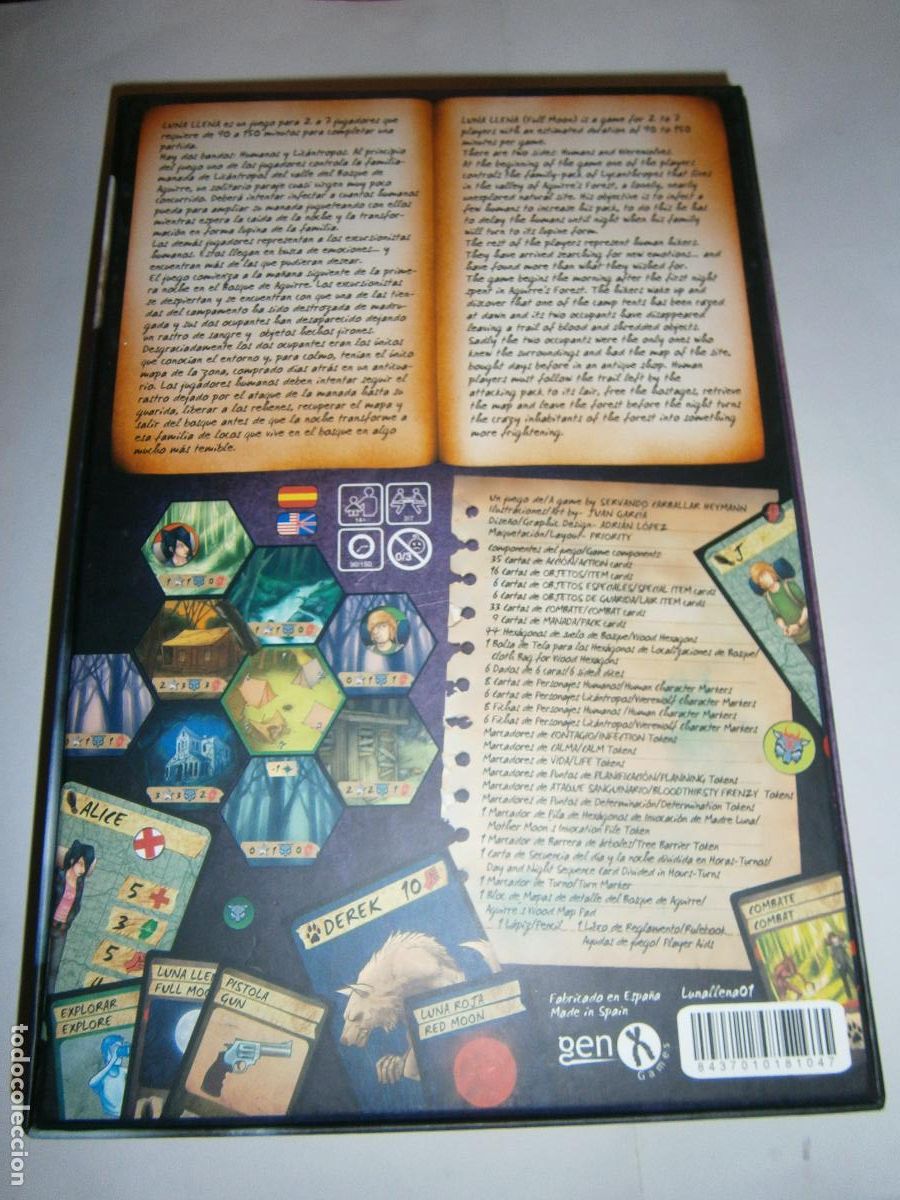 Juegos antiguos: JUEGO DE MESA - LUNA LLENA - NUEVO - Foto 2
