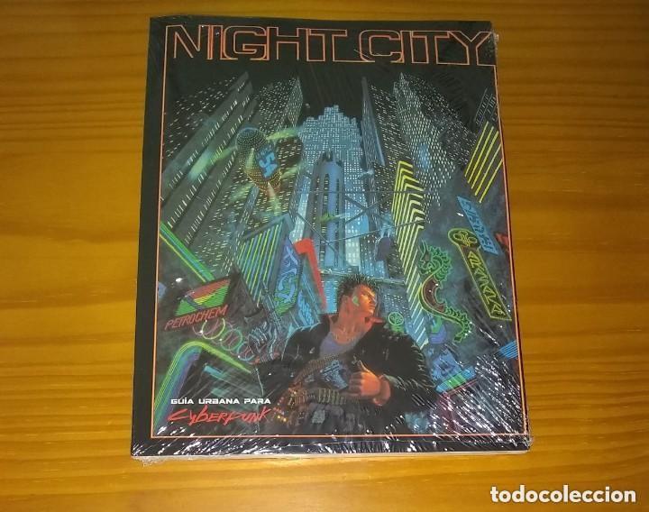 Juegos antiguos: NIGHT CITY GU&Iacute;A URBANA PARA EL JUEGO DE ROL CYBERPUNK 2.0.2.0. 2020 M+D EDITORES PRECINTADO