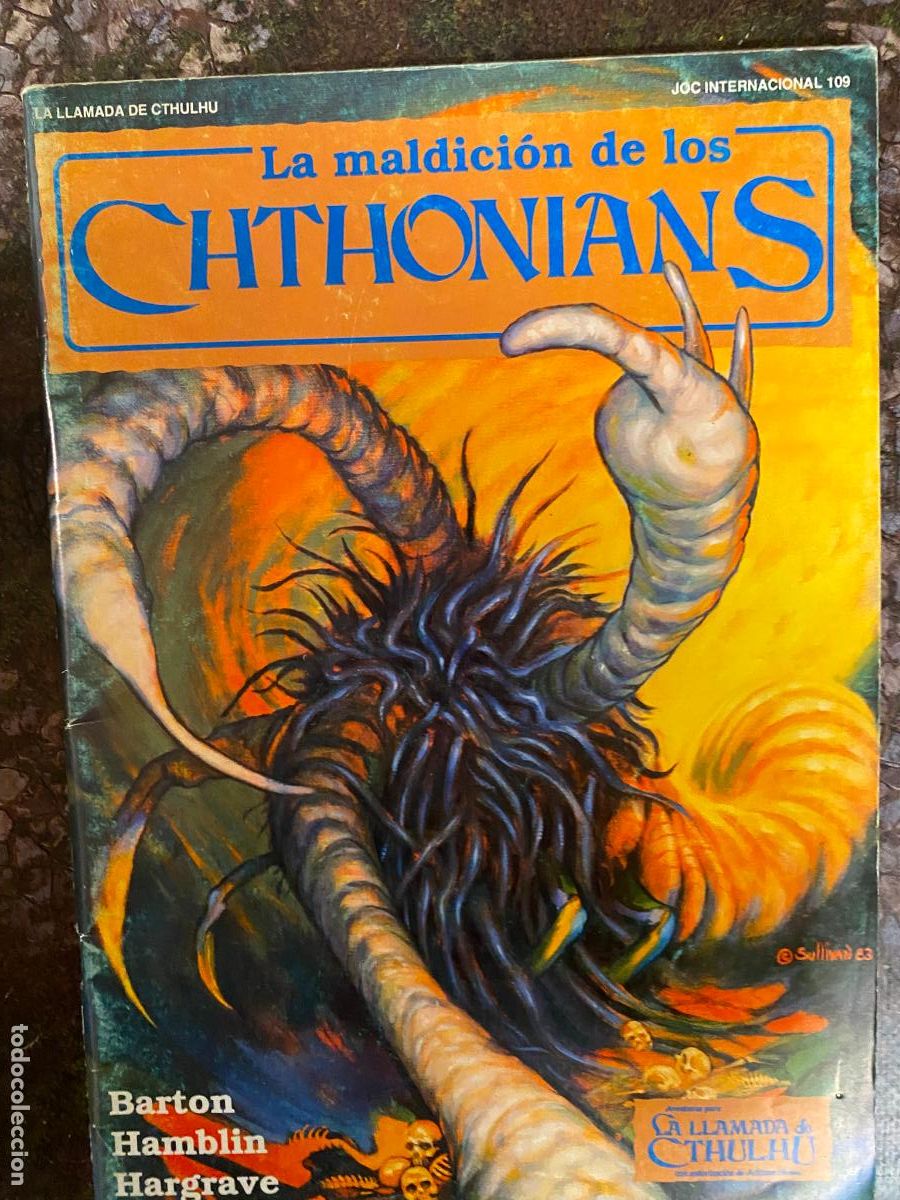 Juegos antiguos: LA MALDICI&Oacute;N DE LOS CHTHONIANS. M&Oacute;DULO DE LA LLAMADA DE CTHULHU - Foto 1