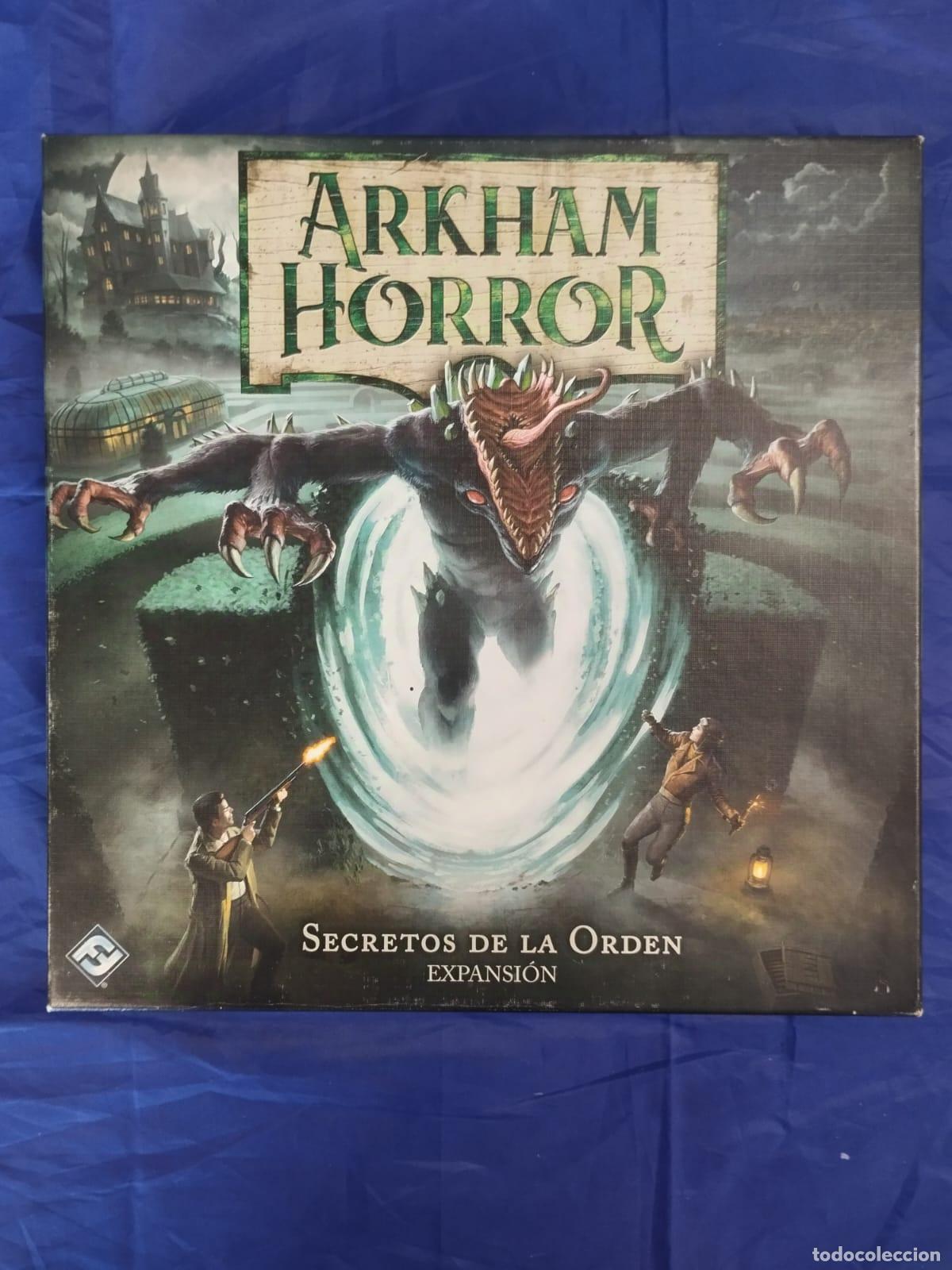 Juegos antiguos: Lote Arkham Horror Basico 3 Ed. + 3 Expansiones - Foto 7
