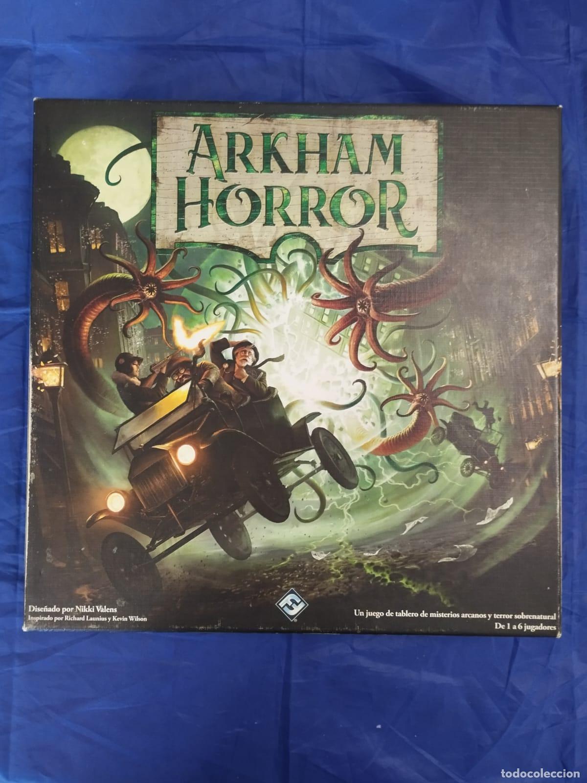 Juegos antiguos: Lote Arkham Horror Basico 3 Ed. + 3 Expansiones - Foto 8